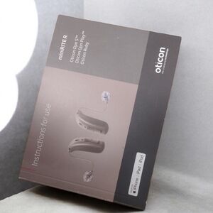 Oticon miniRITE R Hearing Aid Instructions For Use Manual booklet